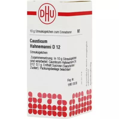 CAUSTICUM HAHNEMANNI D 12 globuli, 10 g CAUSTICUM HAHNEMANNI D 12 globuli, 10 g