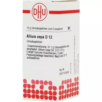 ALLIUM CEPA D 12 globuli, 10 g