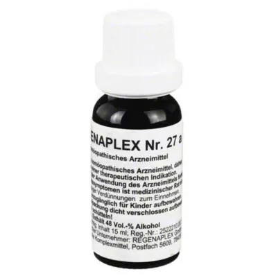 REGENAPLEX N. 27 a gocce, 15 ml REGENAPLEX N. 27 a gocce, 15 ml