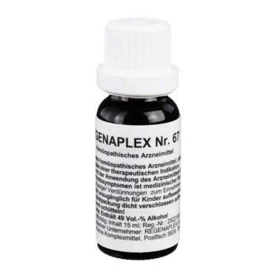 REGENAPLEX N. 67 gocce, 15 ml REGENAPLEX N. 67 gocce, 15 ml