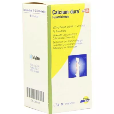 CALCIUM DURA Vit D3 compresse rivestite con film, 50 pz