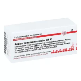 ACIDUM BENZOICUM e resina LM VI Globuli, 5 g