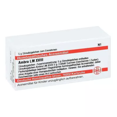 AMBRA LM XVIII Globuli, 5 g