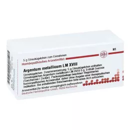 ARGENTUM METALLICUM LM XVIII Globuli, 5 g