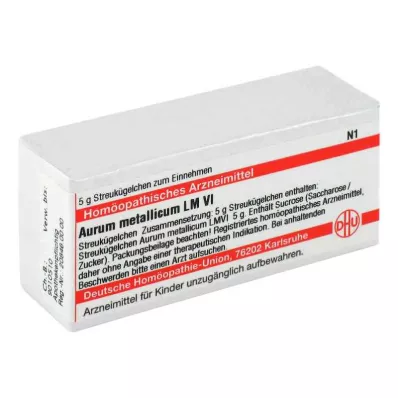 AURUM METALLICUM LM VI Globuli, 5 g AURUM METALLICUM LM VI Globuli, 5 g