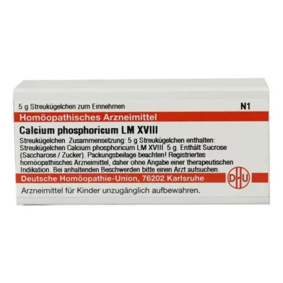 CALCIUM PHOSPHORICUM LM XVIII Globuli, 5 g