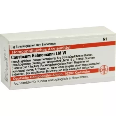 CAUSTICUM HAHNEMANNI LM VI Globuli, 5 g