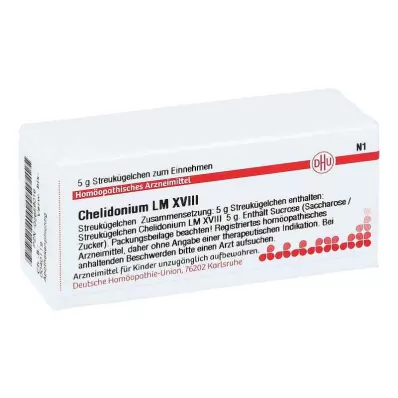 CHELIDONIUM LM XVIII Globuli, 5 g CHELIDONIUM LM XVIII Globuli, 5 g