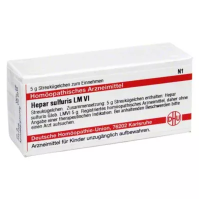 HEPAR SULFURIS LM VI Globuli, 5 g HEPAR SULFURIS LM VI Globuli, 5 g