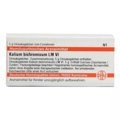 KALIUM BICHROMICUM LM VI Globuli, 5 g