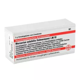 MERCURIUS SOLUBILIS Hahnemanni LM VI Globuli, 5 g