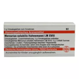 MERCURIUS SOLUBILIS Hahnemanni LM XVIII Globuli, 5 g
