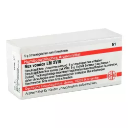 NUX VOMICA LM XVIII Globuli, 5 g