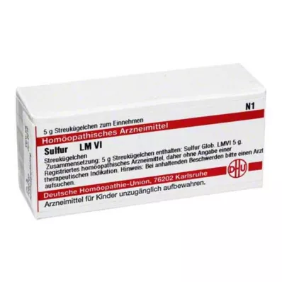SULFUR LM VI Globuli, 5 g SULFUR LM VI Globuli, 5 g