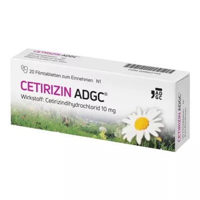 CETIRIZIN ADGC Compresse rivestite con film, 20 pezzi