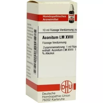 ACONITUM LM XVIII Diluizione, 10 ml