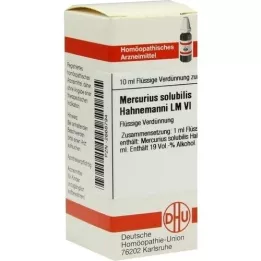 MERCURIUS SOLUBILIS Hahnemanni LM VI Diluizione, 10 ml