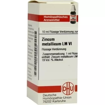 ZINCUM METALLICUM LM VI Diluizione, 10 ml