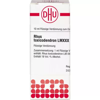 RHUS TOXICODENDRON LM XXX Diluizione, 10 ml