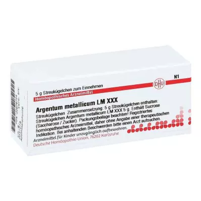 ARGENTUM METALLICUM LM XXX Globuli, 5 g
