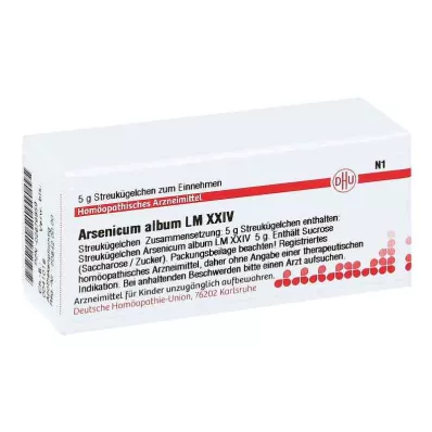 ARSENICUM ALBUM LM XXIV Globuli, 5 g ARSENICUM ALBUM LM XXIV Globuli, 5 g