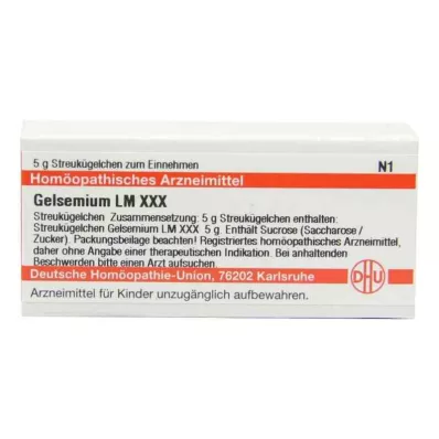 GELSEMIUM LM XXX Globuli, 5 g GELSEMIUM LM XXX Globuli, 5 g