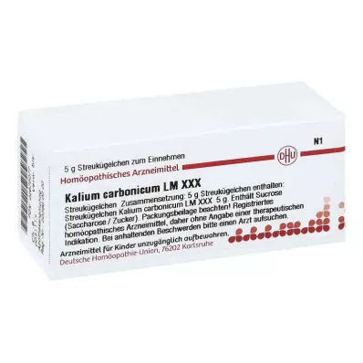 KALIUM CARBONICUM LM XXX Globuli, 5 g KALIUM CARBONICUM LM XXX Globuli, 5 g