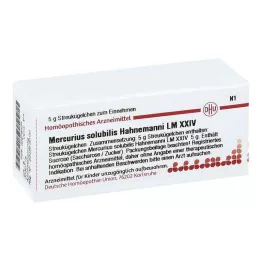 MERCURIUS SOLUBILIS Hahnemanni LM XXIV Globuli, 5 g