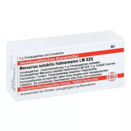 MERCURIUS SOLUBILIS Hahnemanni LM XXX Globuli, 5 g