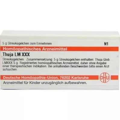 THUJA LM XXX Globuli, 5 g THUJA LM XXX Globuli, 5 g