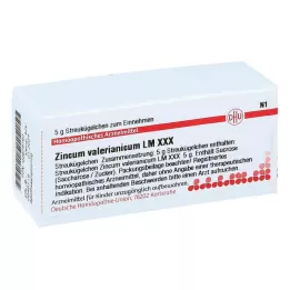 ZINCUM VALERIANICUM LM XXX Globuli, 5 g