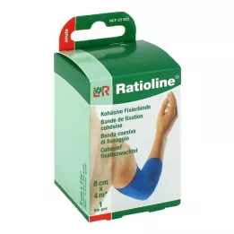 RATIOLINE benda di fissaggio acuta coesiva 8 cmx4 m blu, 1 pz