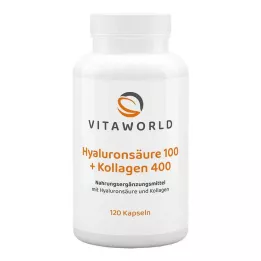 HYALURONSÄURE 100+Collagene 400 Capsule, 120 Capsule