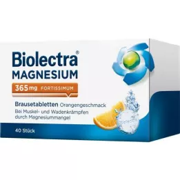 BIOLECTRA Magnesio 365 mg fortissimum Arancione, 40 pz