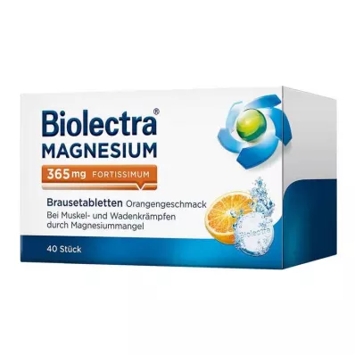 BIOLECTRA Magnesio 365 mg fortissimum Arancione, 40 pz