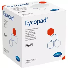 EYCOPAD Impacchi oculari 70x85 mm sterili, 25 pz
