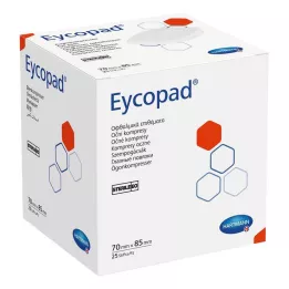 EYCOPAD Impacchi oculari 70x85 mm sterili, 25 pz