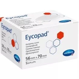 EYCOPAD Impacchi oculari 56x70 mm non sterili, 5 pz