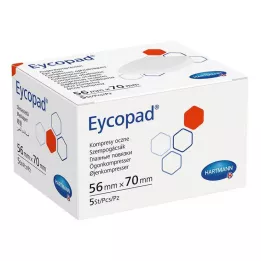 EYCOPAD Impacchi oculari 56x70 mm non sterili, 5 pz
