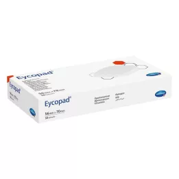 EYCOPAD Impacchi oculari 56x70 mm non sterili, 50 pz