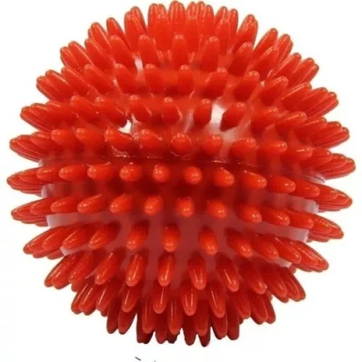 MASSAGEBALL Palla di riccio 9 cm rosso, 1 pz