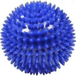 MASSAGEBALL Palla di riccio 10 cm blu, 1 pz