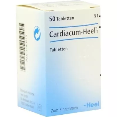 CARDIACUM Compresse Heel T, 50 pz