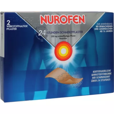 NUROFEN Cerotto antidolorifico per 24 ore da 200 mg, 2 pz