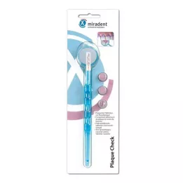 MIRADENT Plaquetest Mira2+specchio blu trasparente, 1 pz