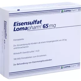 EISENSULFAT Lomapharm 65 mg compresse rivestite, 100 pz
