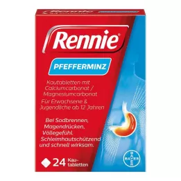 RENNIE Compresse masticabili, 24 pezzi