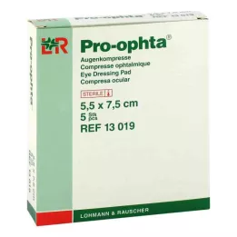 PRO-OPHTA Compresse singole sterili 5,5x7,5 cm, 5 pz