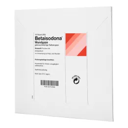 BETAISODONA Garza per ferite 10x10 cm, 10 pz