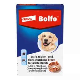 BOLFO Fascia antipulci marrone per cani di taglia grande, 1 pz